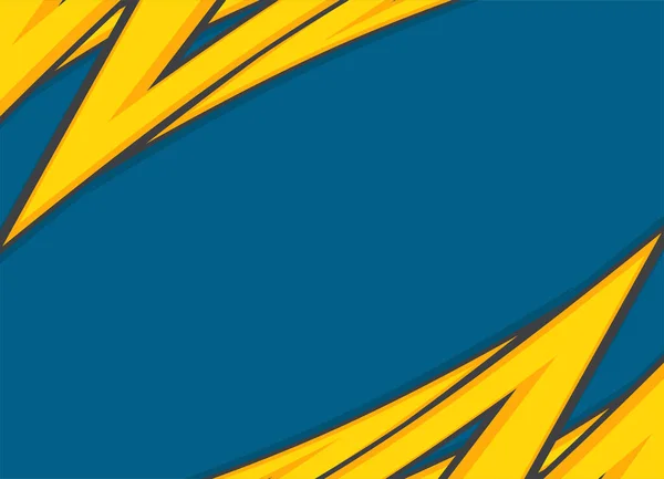 Abstrakter Hintergrund Mit Schweden Flagge Farbthema Und Etwas Kopierfläche — Stockvektor