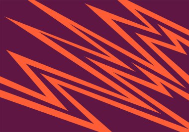 Turuncu zikzak desenli soyut arkaplan