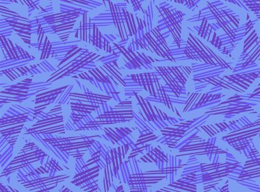 Soyut üçgen ve çizgili mor arkaplan