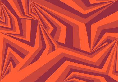 Düzensiz turuncu çizgi desenli soyut arkaplan