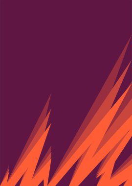 Gradyan renk zigzag deseni ve bazı kopyalama alanı olan soyut arkaplan