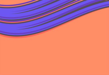 Dalga çizgileri deseni ve bazı kopyalama alanı olan basit arkaplan