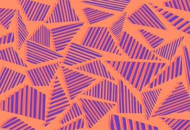 Soyut üçgen ve çizgi desenli basit arkaplan