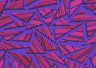 Soyut üçgen ve çizgi desenli basit arkaplan