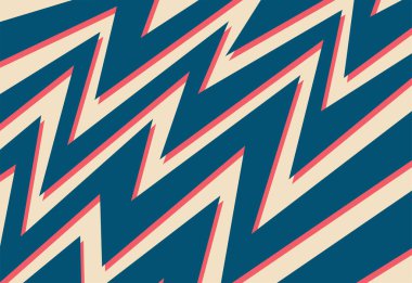 Gradyan zigzag çizgisi desenli basit arkaplan