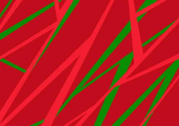 幾何学的な線のパターンを持つ抽象的な背景とクリスマスの背景の色のテーマ — ストックベクタ