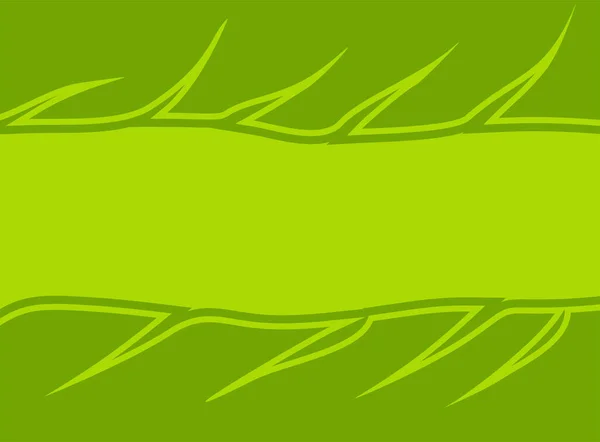 緑のスライスパターンといくつかのコピースペース領域を持つ抽象的な背景 — ストックベクタ
