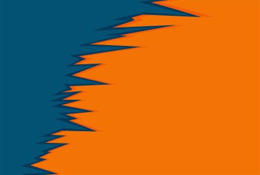 Dikenli ve sivri uçlu zigzag çizgisi desenli soyut arkaplan ve bazı kopya boşluğu