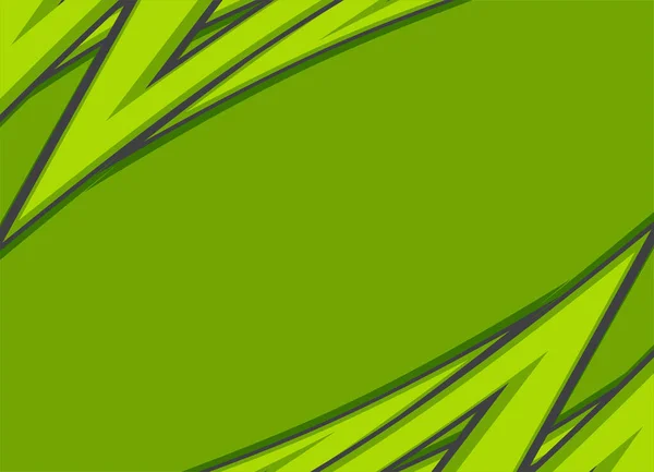 Abstracte Achtergrond Met Groen Zigzag Lijnpatroon Wat Kopieerruimte — Stockvector
