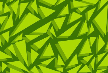 Soyut yeşil üçgen desenli Geometrik arkaplan