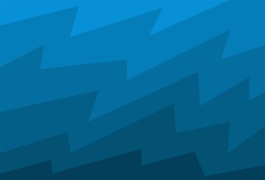 Eğimli mavi zigzag desenli basit arkaplan