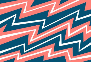 Eğimli renk zigzag desenli basit arkaplan