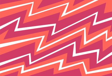 Eğimli renk zigzag desenli basit arkaplan