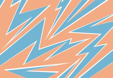 Keskin ve zigzag çizgili soyut arkaplan