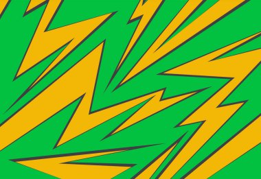 Keskin ve zigzag çizgili soyut arkaplan