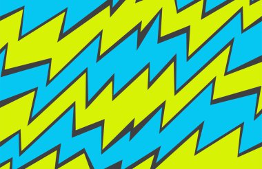 Eğimli renk zigzag desenli basit arkaplan
