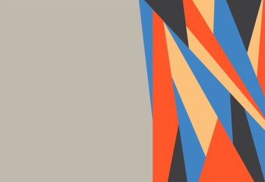 Soyut renk çizgileri deseni ve bazı kopyalama alanı olan sunum arkaplanı