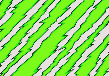 Yeşil pençe çizik desenli soyut arkaplan