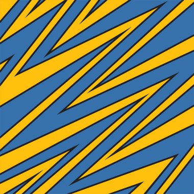 Renkli zigzag çizgisi desenli soyut arkaplan 