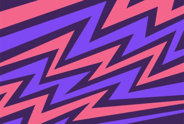 Renkli zigzag çizgisi desenli soyut arkaplan 