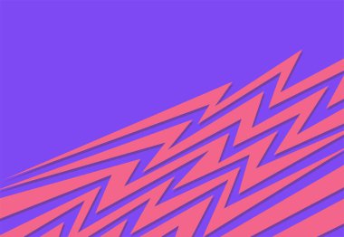 Gradyan zigzag çizgisi deseni ve bazı kopyalama alanı olan basit arkaplan
