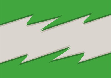 Abstract background with green zigzag pattern and some copy space area. Presentation wallpaper with zigzag pattern