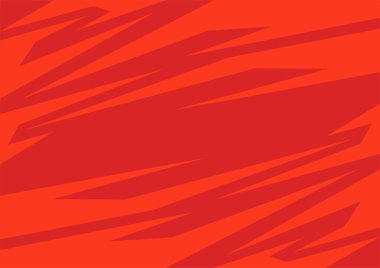 Kırmızı keskin ve zigzag çizgili soyut arkaplan 