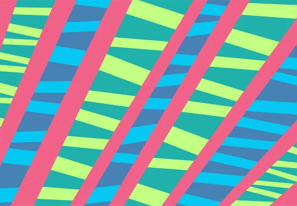 Abstract Background Striped Line Pattern Retro Color Theme — Vetor de Stock