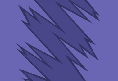 Abstract background with purple spikes and jagged zigzag line pattern and some copy space area