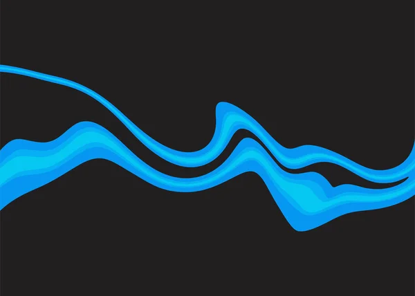 Fond Abstrait Avec Motif Texture Peinture Huile Dégradé Bleu Une — Image vectorielle