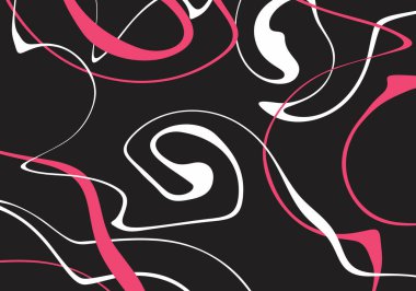 Eğimli dalga çizgileri deseni ve bazı kopyalama alanı olan soyut arkaplan