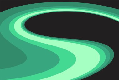 Eğimli dalga çizgileri deseni ve bazı kopyalama alanı olan soyut arkaplan