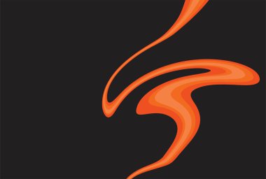 Turuncu gradyan yağlı boya desenli soyut arkaplan ve bazı kopyalama alanı