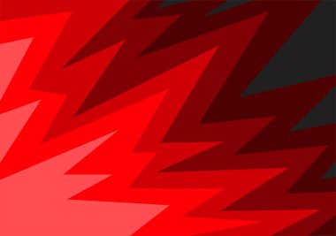 Eğimli kırmızı zigzag desenli basit arkaplan