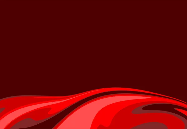 Fondo Abstracto Con Patrón Líneas Pintura Óleo Rojo Poco Espacio — Vector de stock