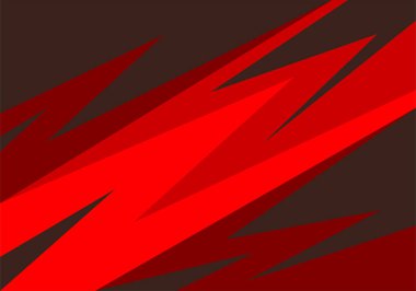 Eğimli kırmızı zigzag deseni ve bazı kopyalama alanı olan basit arkaplan