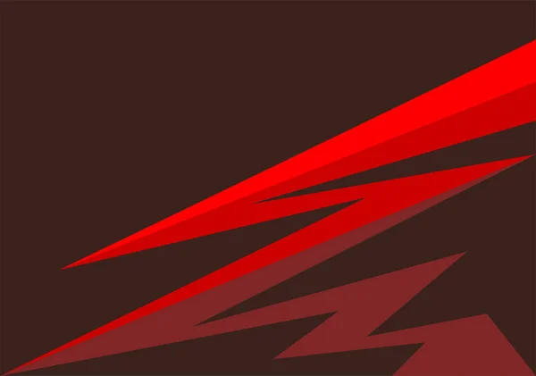 Einfacher Hintergrund Mit Farbverlauf Roter Farbe Zickzackmuster Und Etwas Kopierfläche — Stockvektor