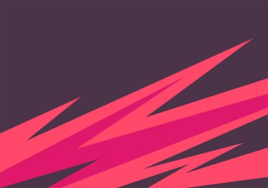 Gradyan pembe zigzag deseni ve bazı kopyalama alanı olan basit arkaplan