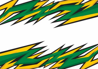 Dikenli ve pürüzlü zikzak çizgisi desenli soyut arkaplan ve bazı kopyalama alanı