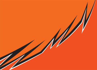 Dikenli ve zikzak çizgisi desenli soyut arkaplan ve bazı kopyalama alanı