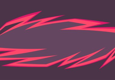 Dikenli ve zikzak çizgisi desenli soyut arkaplan ve bazı kopyalama alanı