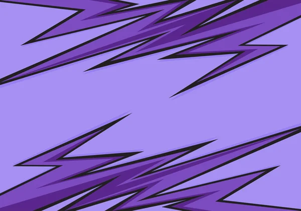 Абстрактный Фон Фиолетовым Острым Загогулистым Рисунком Линии Немного Пространства Копирования — стоковый вектор