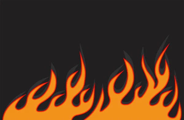 Einfacher Hintergrund Mit Flammenmuster Und Etwas Kopierfläche — Stockvektor