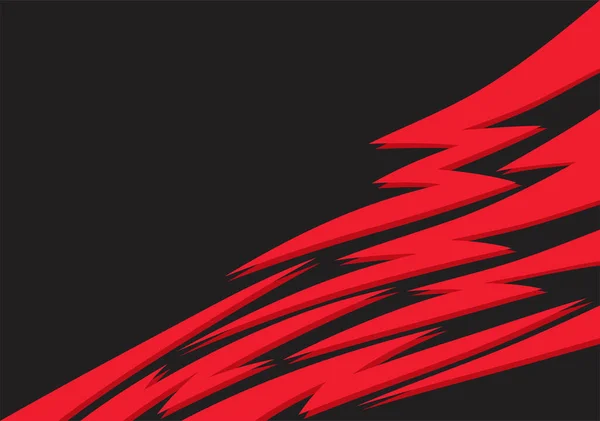 Fond Abstrait Avec Des Pointes Rouges Motif Ligne Zigzag — Image vectorielle