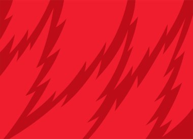 Kırmızı sivri uçlu basit arkaplan