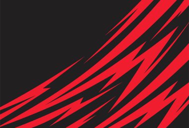 Kırmızı diyez ve sivri desenli basit arkaplan ve bazı kopyalama alanı ile