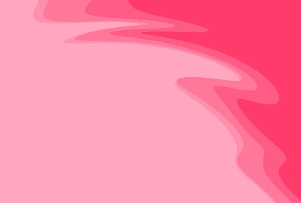Einfacher Hintergrund Mit Rosa Farbverlauf Wellenmuster Und Etwas Kopierfläche — Stockvektor