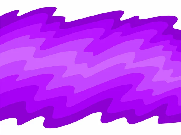 紫のグラデーションの波線模様のシンプルな背景 — ストックベクタ