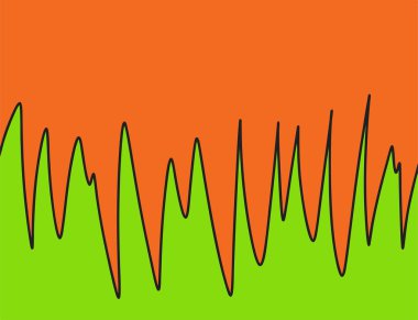 Şirin zikzak desenli basit arkaplan