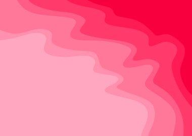 Pembe eğimli dalga çizgileri desenli basit arkaplan ve bazı kopyalama alanı
